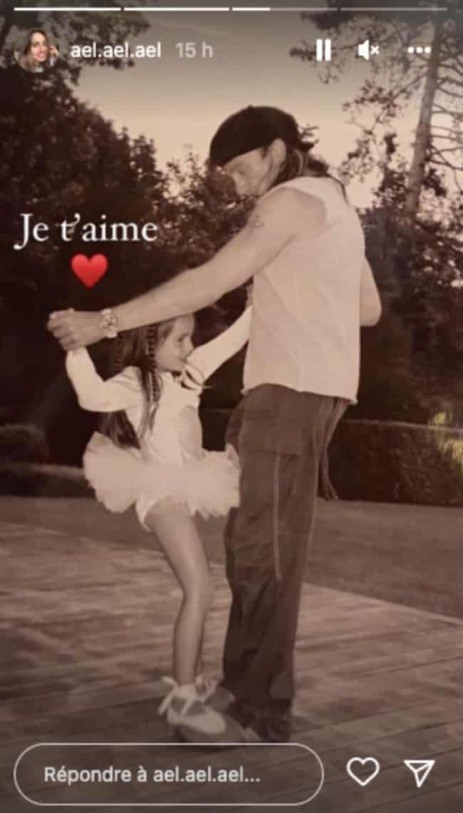 Florent Pagny et sa fille Aël