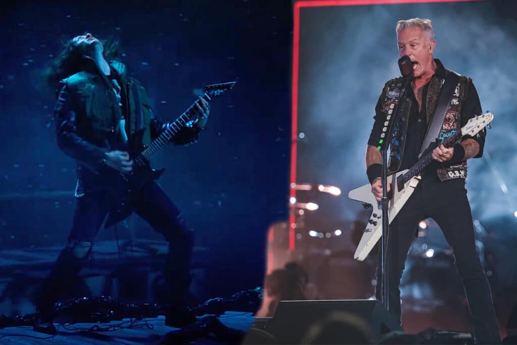 Metallica hommage Stranger Things Lollapalooza