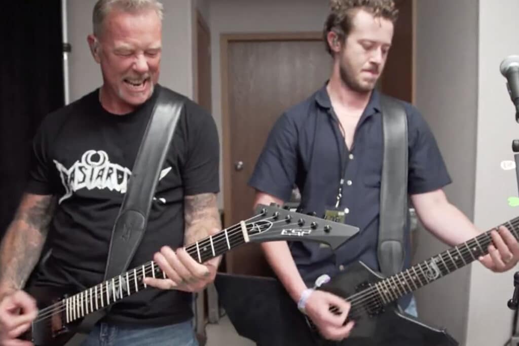 Joseph Quinn et Metallica dans les coulisses de Lollapalooza