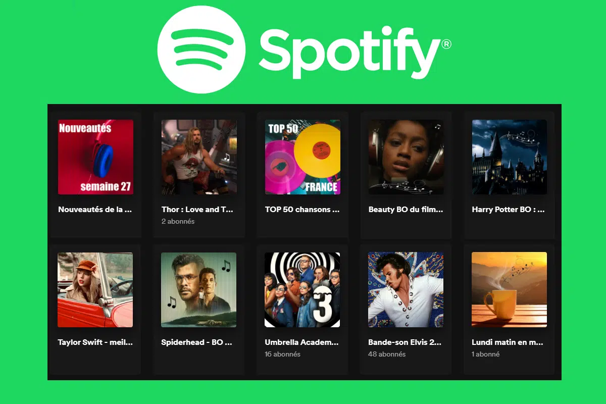 restaurer une playlist supprimée de Spotify