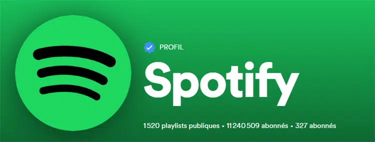 abonnés au profil Spotify