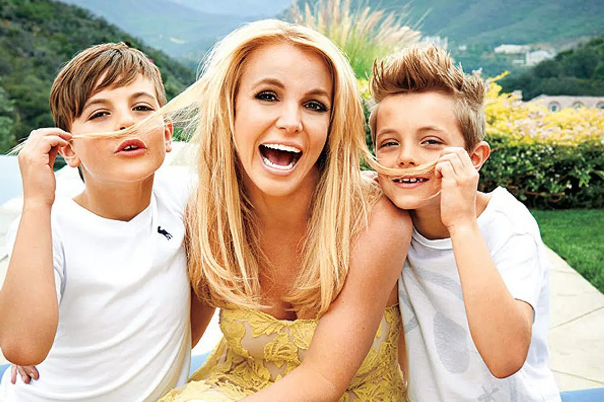 Britney Spears et ses enfants Sean et Jayden