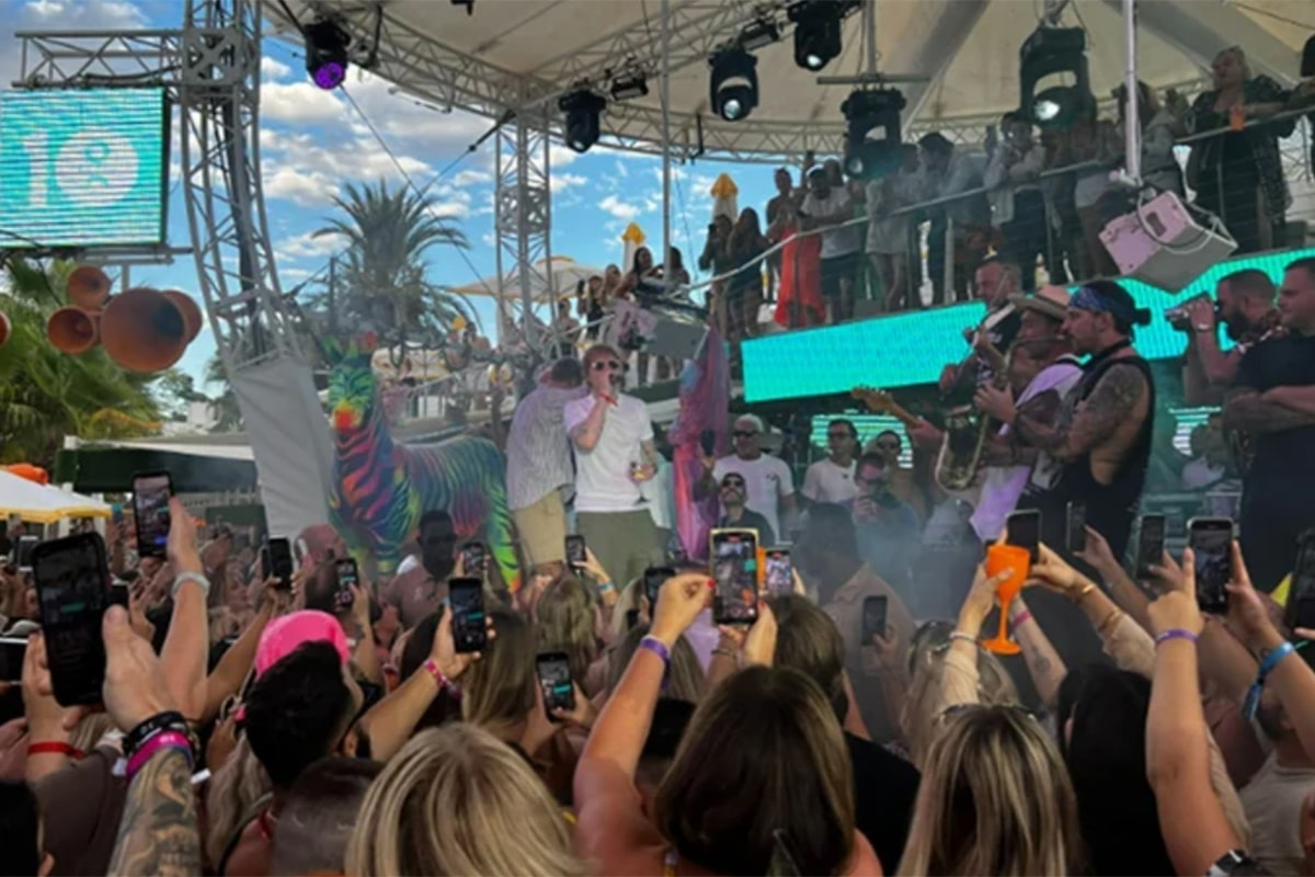 Ed Sheeran à Ibiza