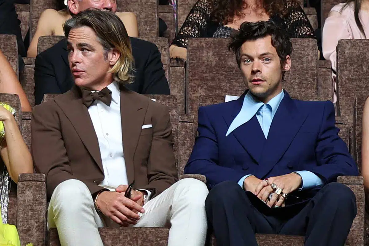 Harry Styles et Chris Pine à la Mostra de Venise