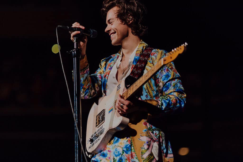 Harry Styles en concert à Paris en 2023