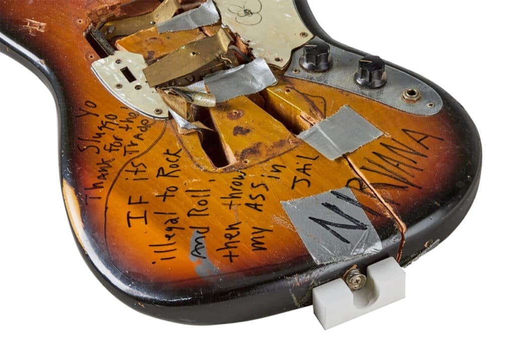 guitare Fender Mustang de Kurt Cobain