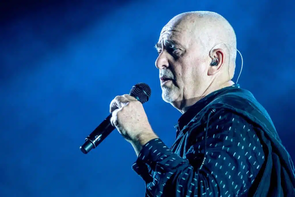 Peter Gabriel en concert en 2023 en France