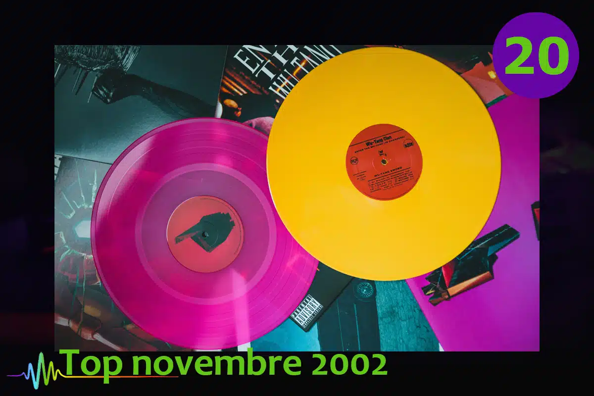 Top 20 en novembre 2002 (20 ans)