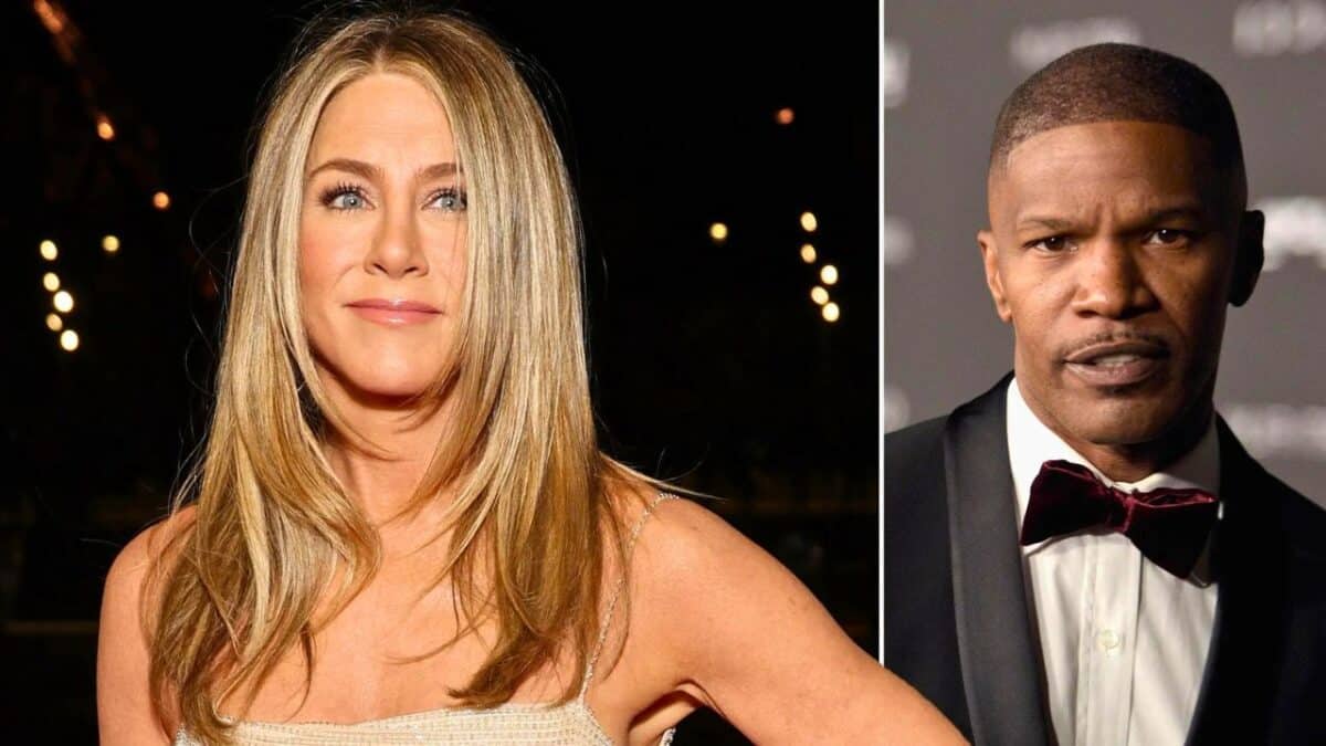 jamie fox jennifer aniston clash