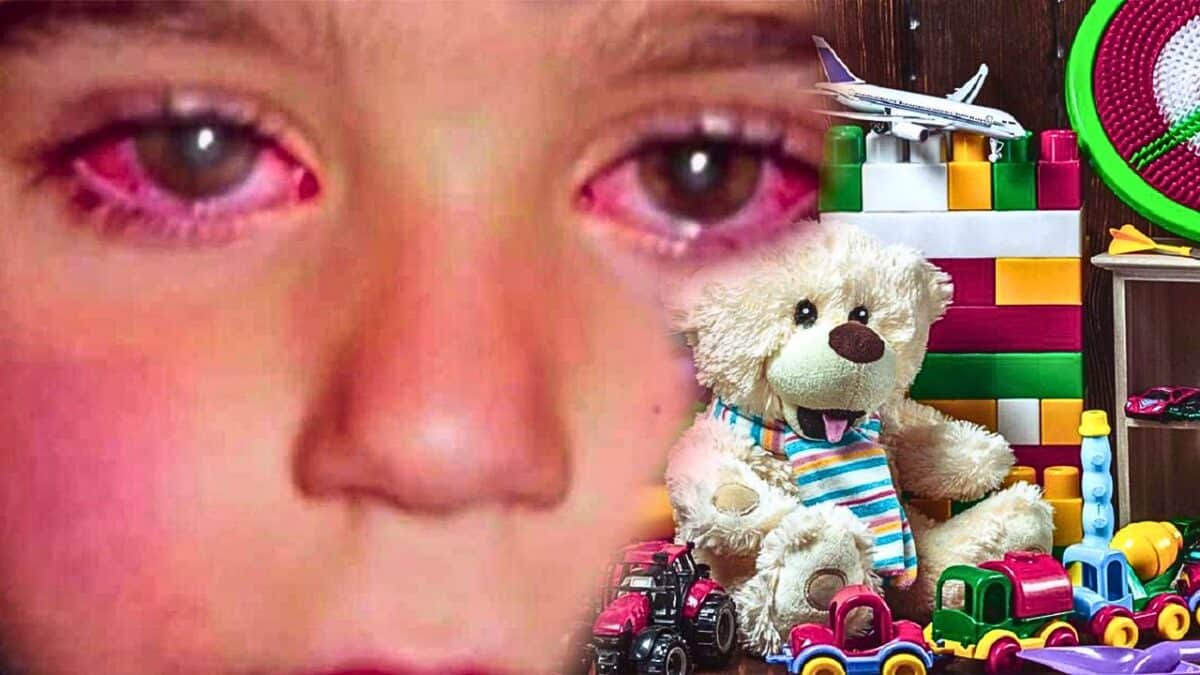 Jouets enfant blesse aux yeux