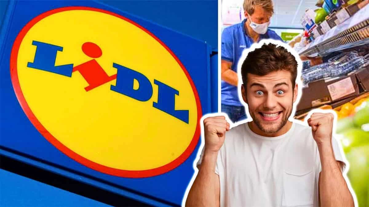 Lidl homme heureux