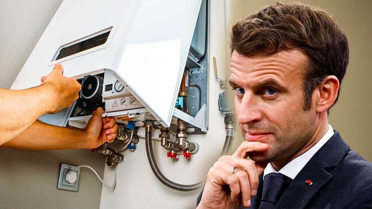 macron gaz chaudiere