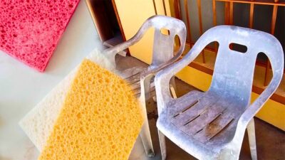 nettoyer chaise plastique sale