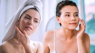 produit hydratant femme miroir
