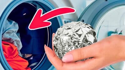 boule de papier aluminium machine a laver