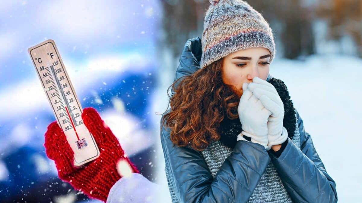 froid femme et thermometre