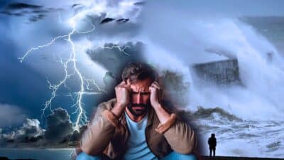 tempete france homme peur
