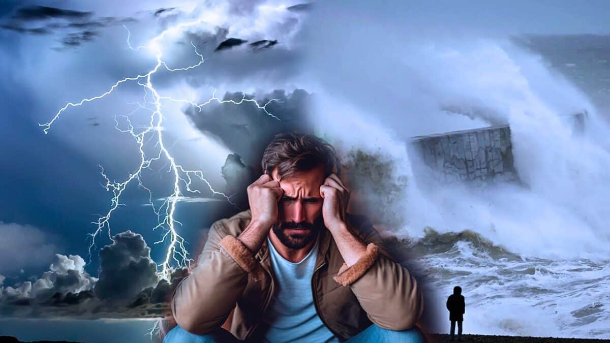 tempete france homme peur