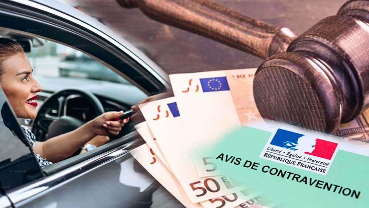 amende fenetre de voiture contravention