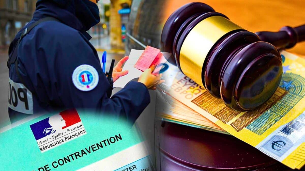 avis de contravention policier justice