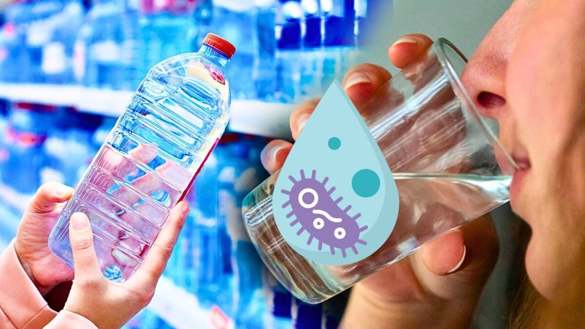 eau contaminee en bouteille