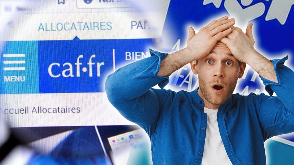 un homme fait une erreur a la caf