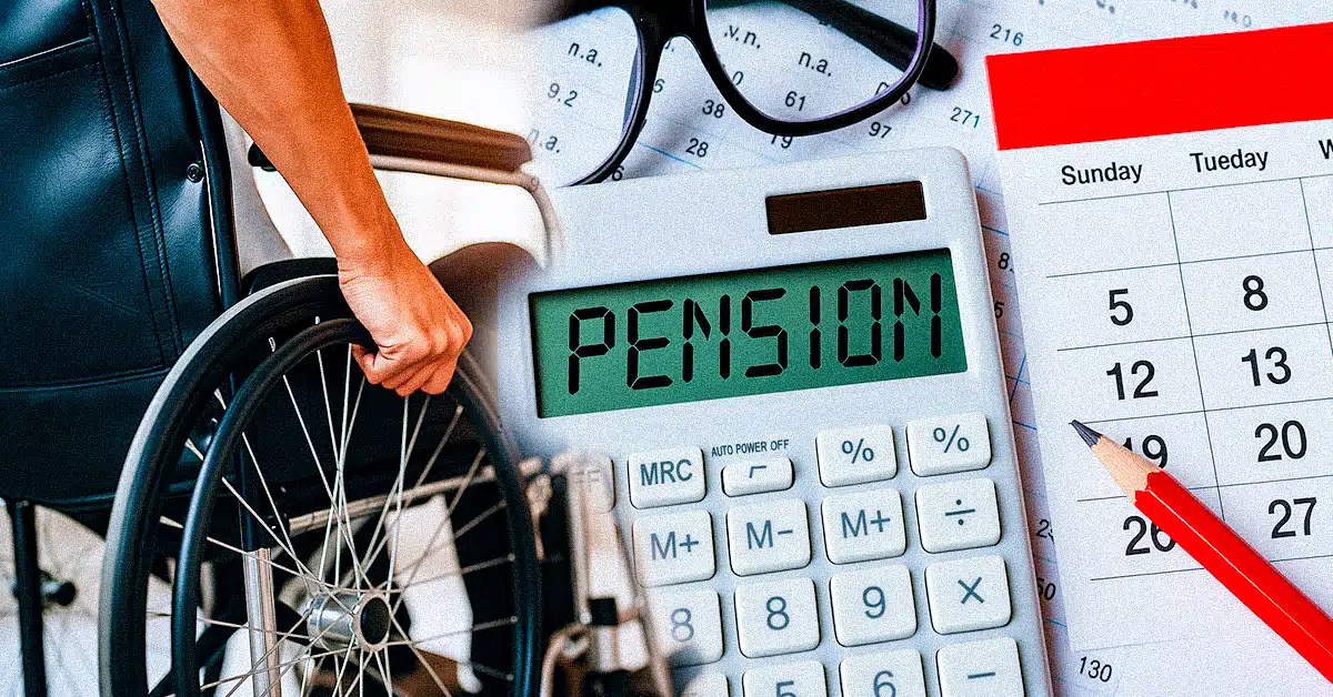 Pension invalidite retard